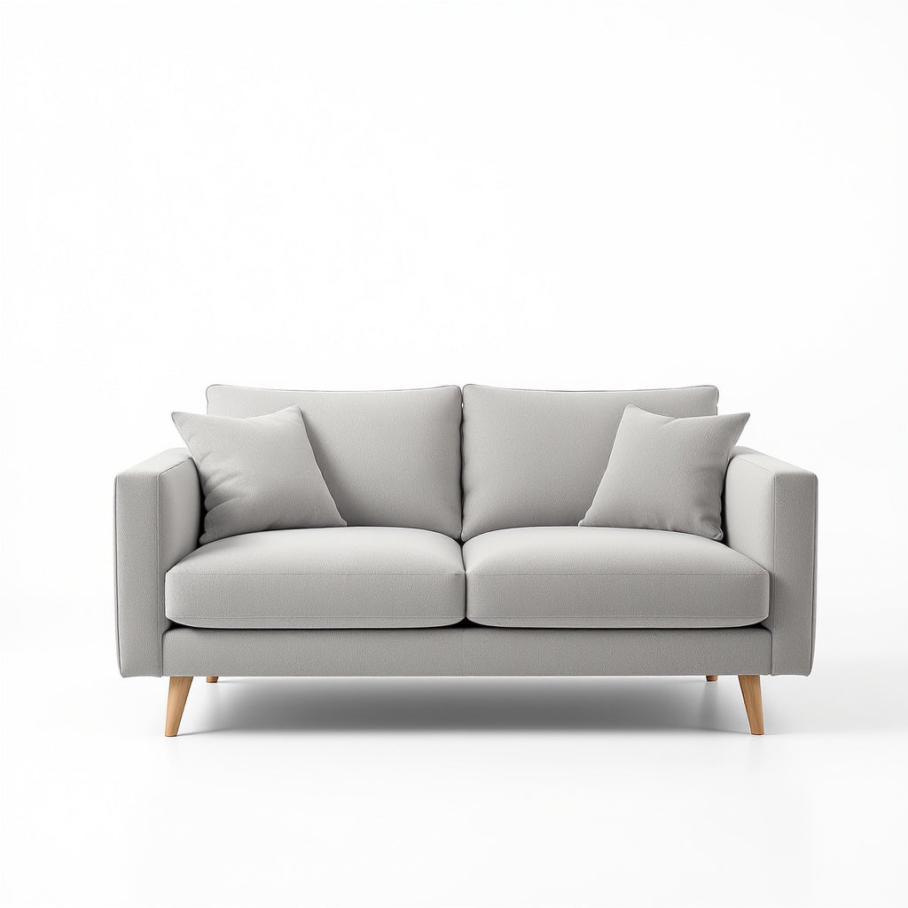 Image 1 Front Hero of compact sectional for apartments, modern, minimalist, versatile, functional, space-saving