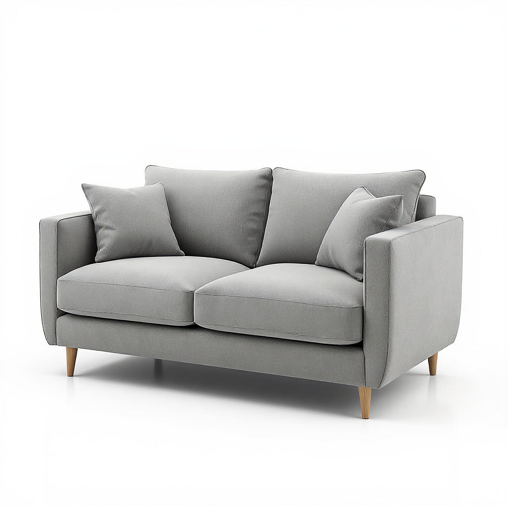 Modern Sectional with Storage - Fabric Sofa with Hidden Compartments, Gray - Thumb 2