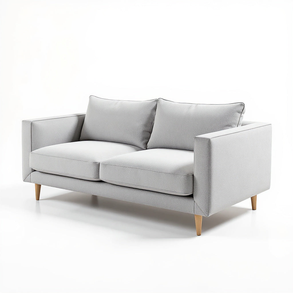 Modular Sofa Set in Grey Linen Fabric – Easy Assembly, Customizable Layout - Thumb 2