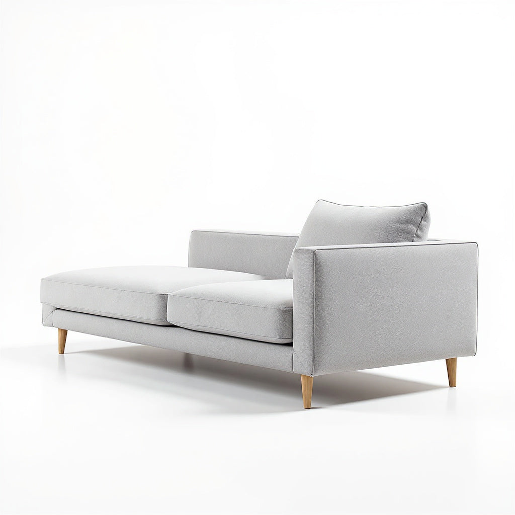 Modular Sofa Set in Grey Linen Fabric – Easy Assembly, Customizable Layout - Thumb 3