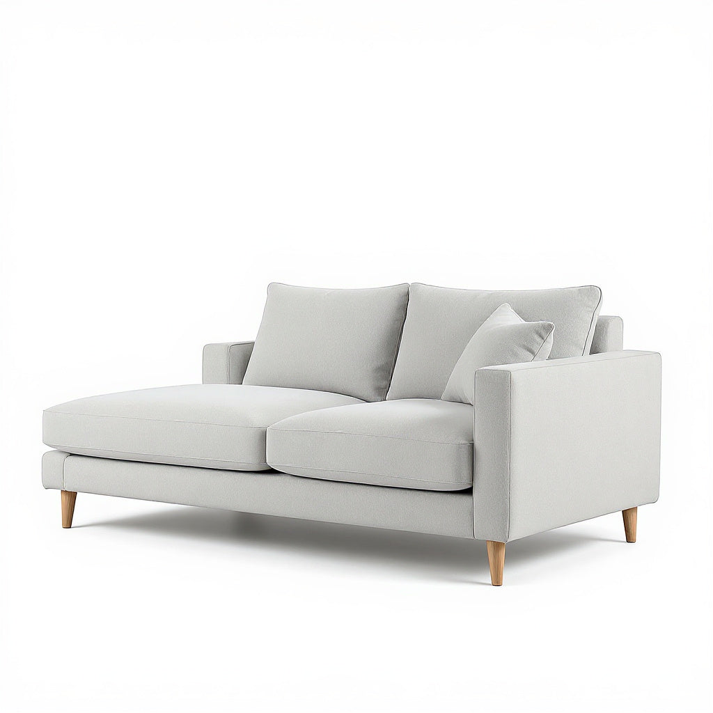 Soft Fabric Sectional Sofa – Plush Upholstery, Modular Design, Charcoal Gray - Thumb 3